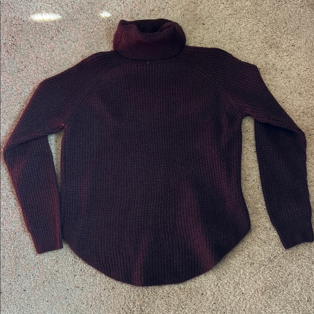 Women's Kuhl Sienna Turtleneck Sweater in Eggplant - Picture 3 of 3